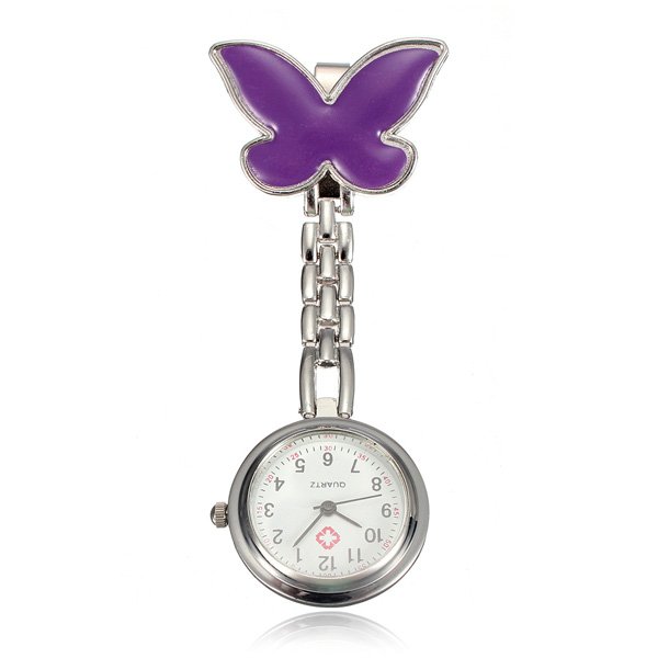Butterfly Nurse Fob Watch