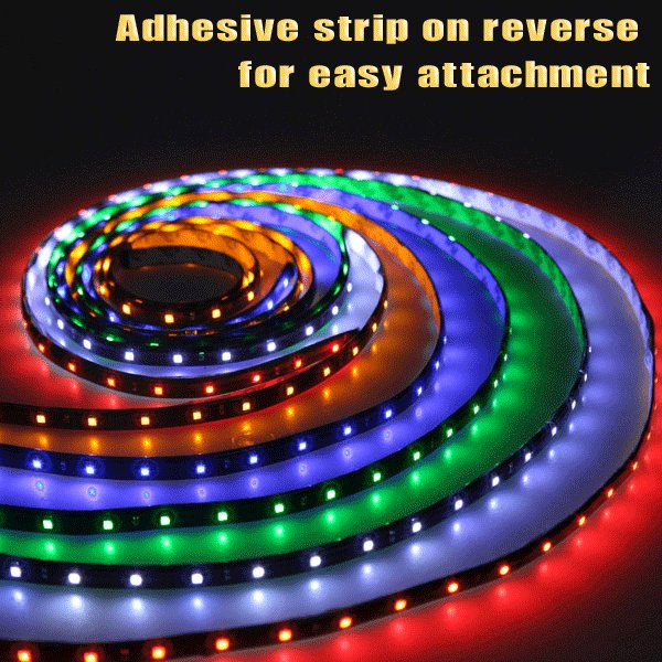 120cm 60 LED Flexible Neon Strip Light Car Van 12V New