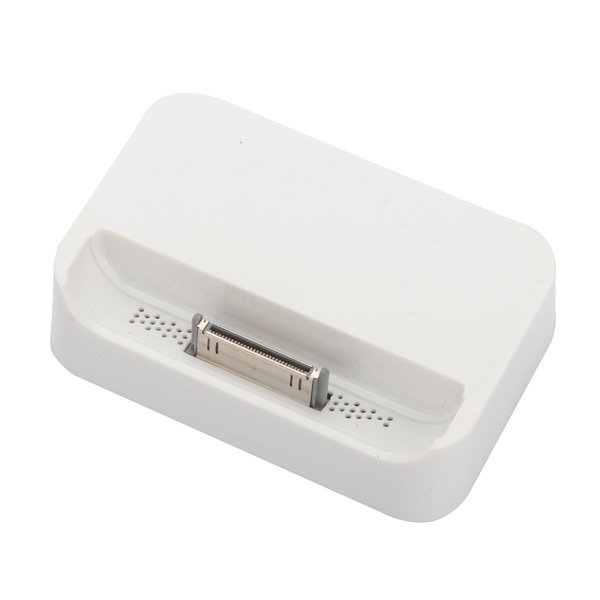 White Sync Stand Station Dock Cradle Charger for iPhone 4 4s