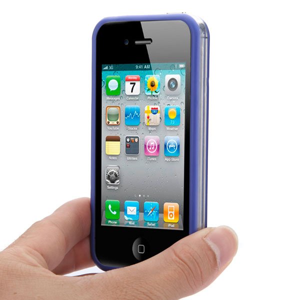 Clear Stylish Protective Bumper Frame Case Skin Cover For iPhone 4 4S