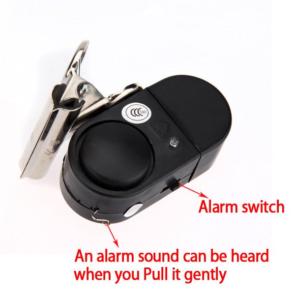 Electronic Night Fish Bite LED Sound Alarm Bell Clip On Fishing Rod