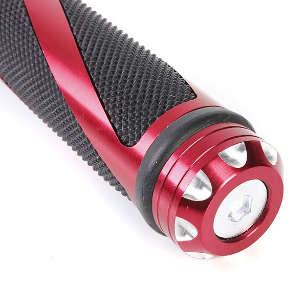 CNC Aluminum Motorcycle Handlebar Gel Hand Grips Bar Rubber