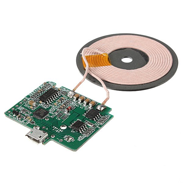 Qi Wireless Charger PCBA Circuit Board With Coil Charging For Cell Phone