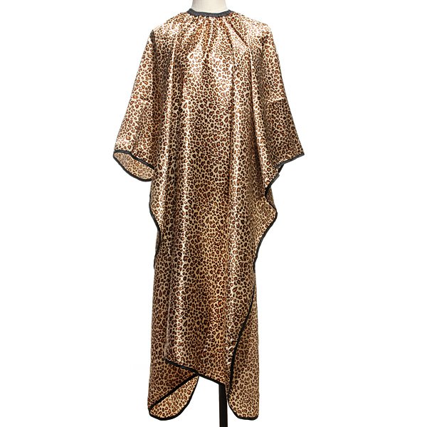 Leopard Pattern Salon Hairdressing Nonstick Hair Cape Haircut Cloth