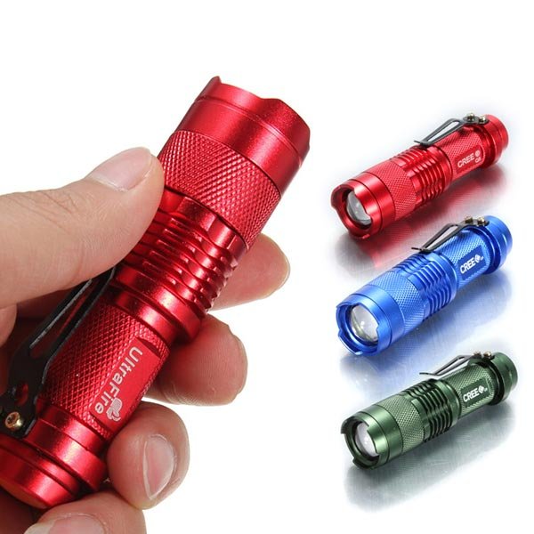 Ultrafire CREE Q5 300LM MINI LED Flashlight 1xAA/14500
