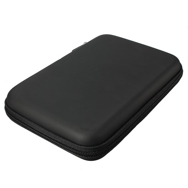 Hard Shell Carry Bag Zipper Pouch for 7Inch Sat Nav GPS