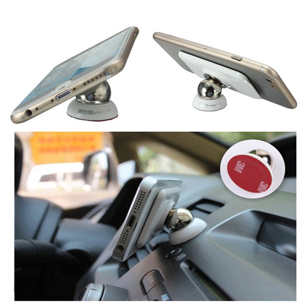Car Mount Kit Sticky Magnetic 360�Rotating Stand Holder For Phone