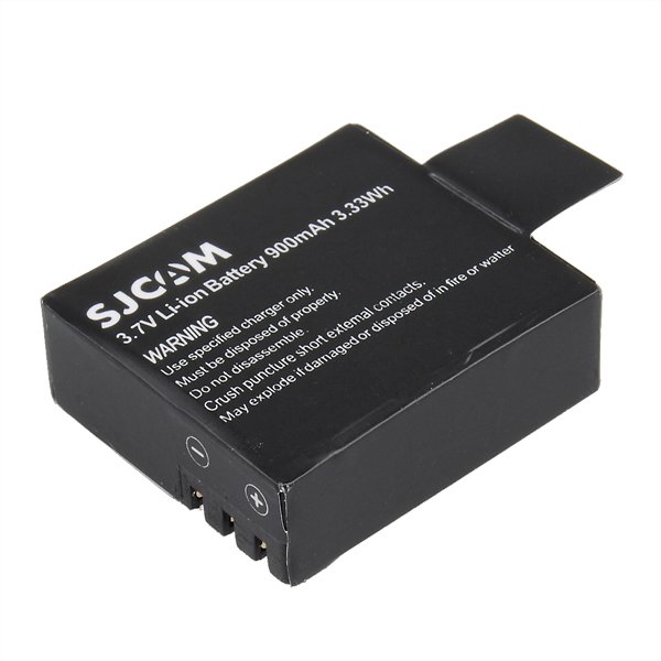 3.7V 900mAh Li-ion Battery for All SJcam Cameras SJ4000 SJ5000 M10