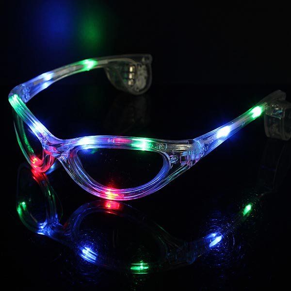 LED Sunglasses Flashing Colorful Glow Sunglasses