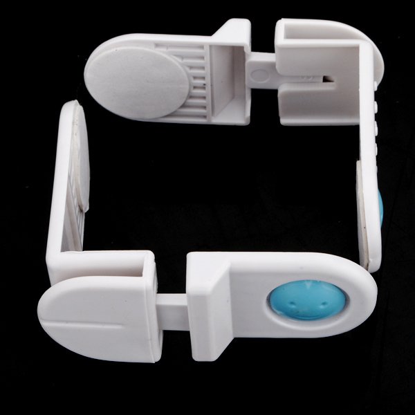 2 Pcs Drawers Wardrobe Safety Fridge Lock For Child Kids Baby