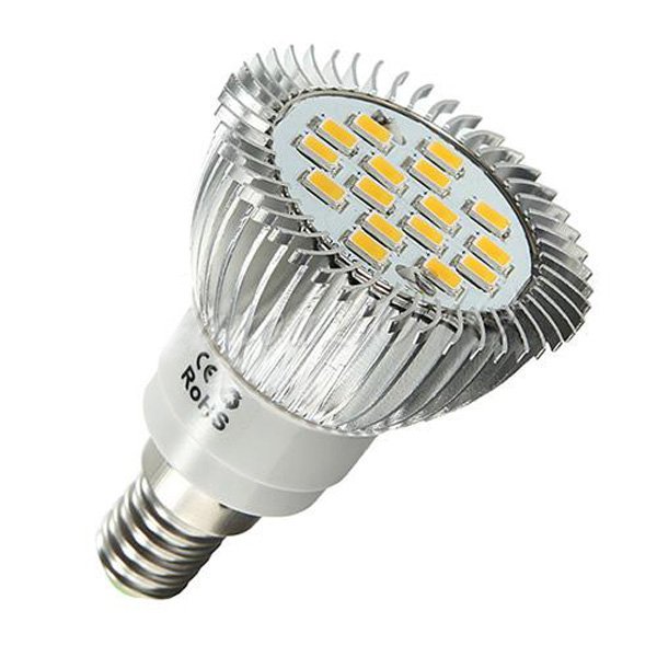 E14 6.5W 16 LED 5630 SMD 500lm White Led Spot Light Bulbs 220V