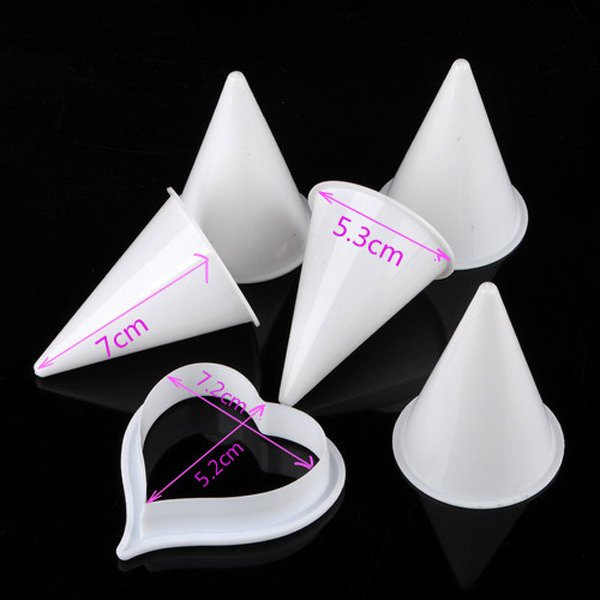 6pcs Cake Fondant Sugarcraft Decorating Cutter Mold Set