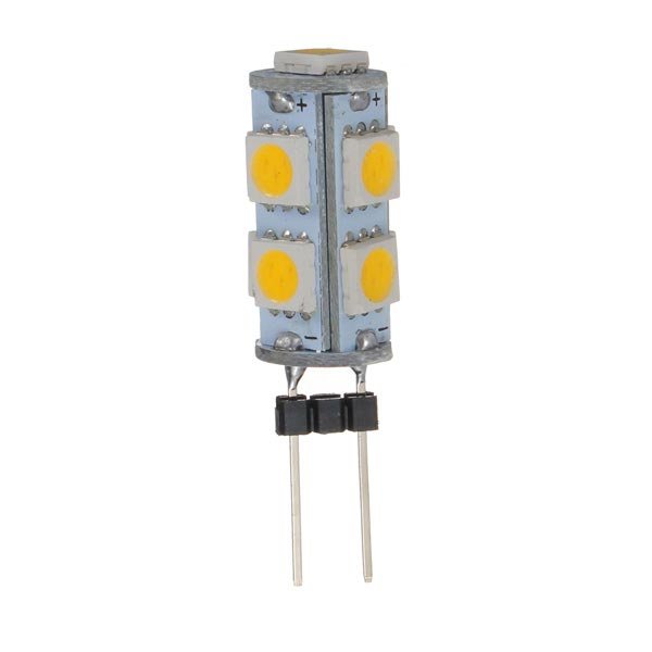 5 X Car G4 9 LED SMD 5050 Warm White light Bulb Lamp 12V