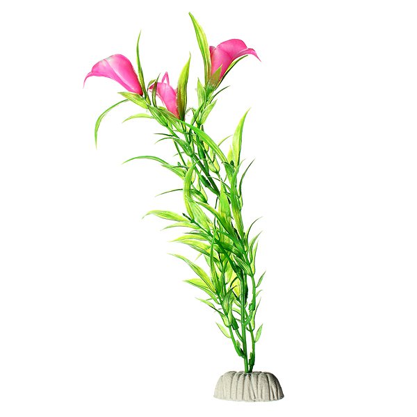 Aquarium Artificial Plastic Petunia Plants Fish Tank Decoration