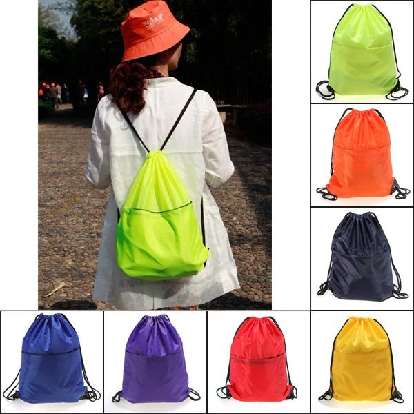 Gym Swim Dance Backpack Shoe Boot Drawstring Bag Sport Waterproof