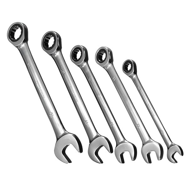 Pro Ratchet Spanner Fixed Head Ratcheting Wrench Socket Spanner