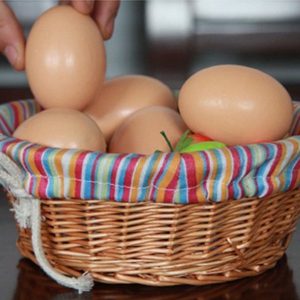 10PCS Artificial Emulation Toy Eggs DIY Painted Eggs House Decor