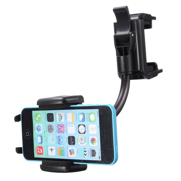 Universal Car Rear View Mirror Mount Stand Holder For iPhone Cellphone