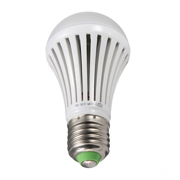 E27 7W Pure White Energy Saving LED Globe Light Bulbs 85-265V