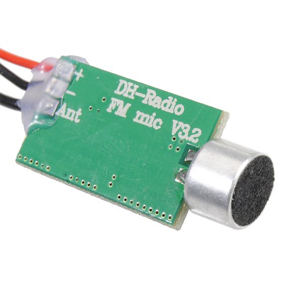 Mini FSN112 FM Transmitter Bug Wiretap Interceptor 60MHZ-128MHZ