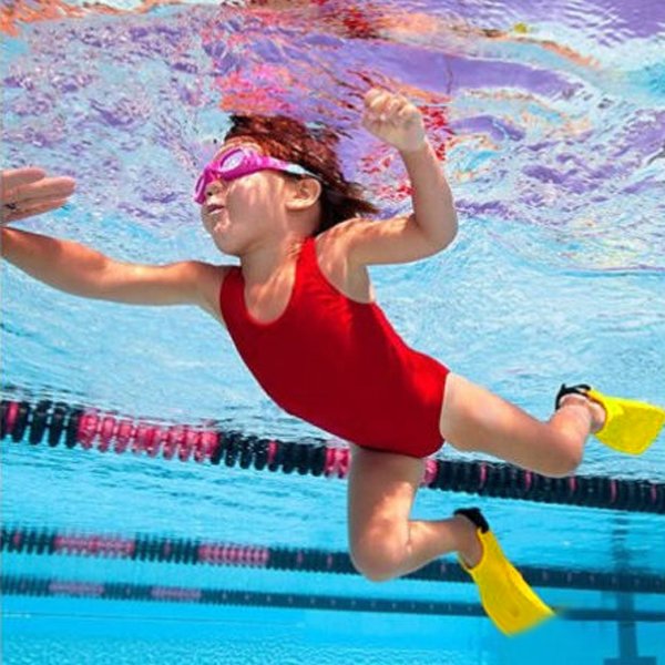 Toddler Learn Swimming Kid Children Adjustable Flippers Fin