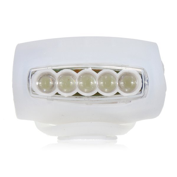7LED Silicone Bike Bicycle Head Front Frog Lamp Rear Safety Tail Light