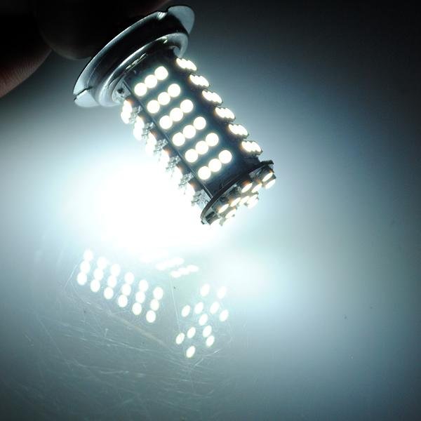 Car H7 3528 102 SMD LED Head Light Headlight Bulb Lamp