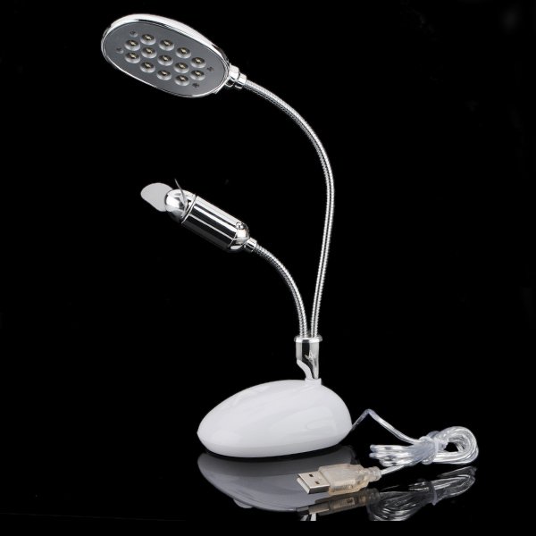 New USB 13 LED Light Lamp & Fan for Notebook PC laptop