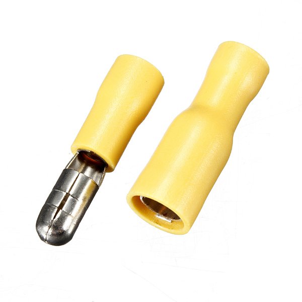 100pcs Male & Female Insulated Wire Bullet Crimp Connector Terminal