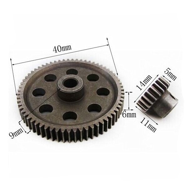 HSP Differential Main Gear 64T Motor Gear 21T 1/10 RC Car Parts