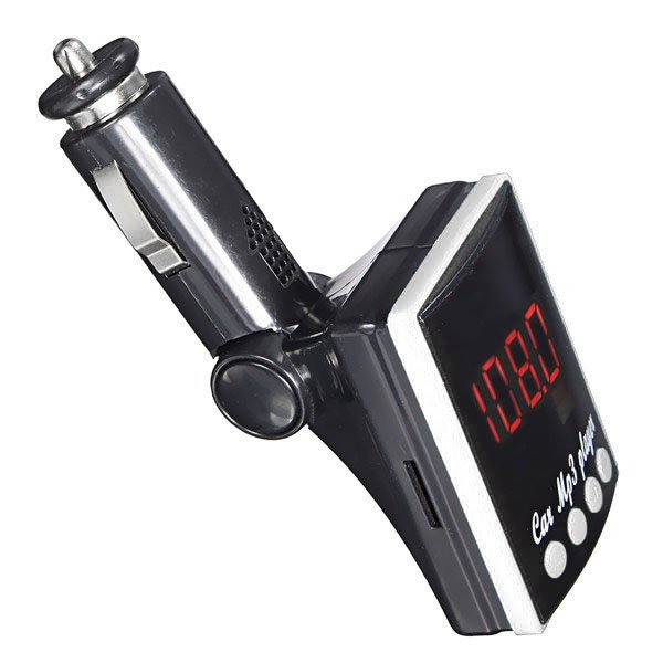 Car MP3 Music Player Wireless FM Transmitter Stereo TF LCD Remote