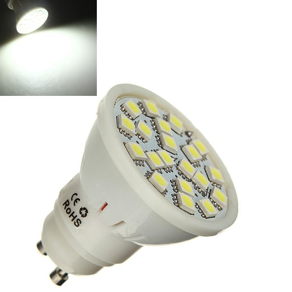 GU10 5W White 20 SMD 5050 LED Light Bulb Lamp AC 110-240V