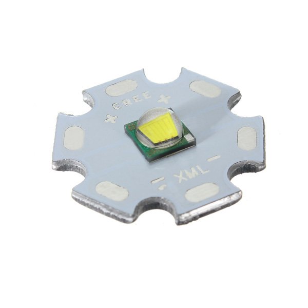20mm CREE XM-L U2 1100Lm 5000K LED Board Cool White Emitter(3.7V)