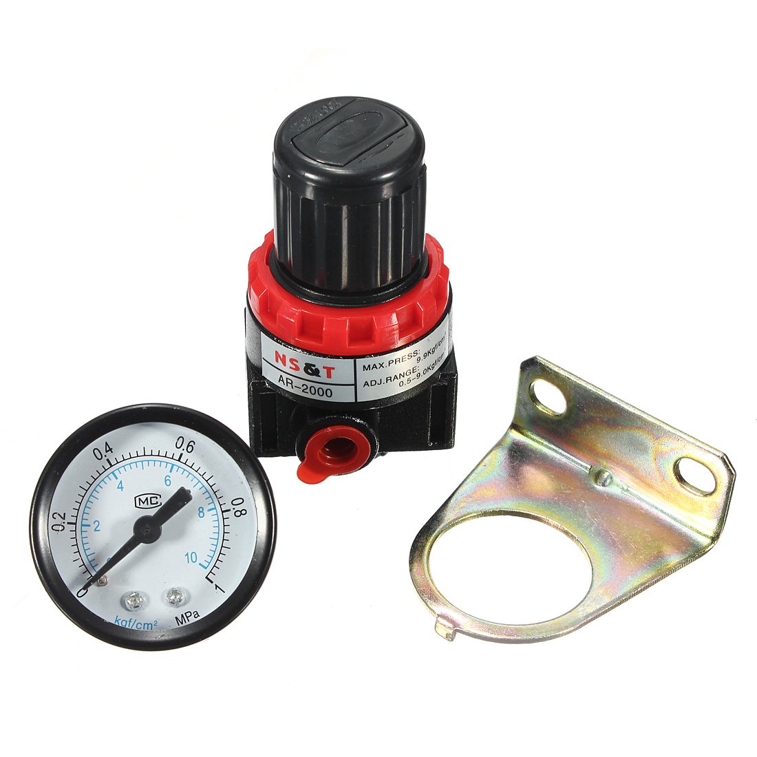 AR2000 Air Control Compressor Pressure Relief Regulator Valve Gauge