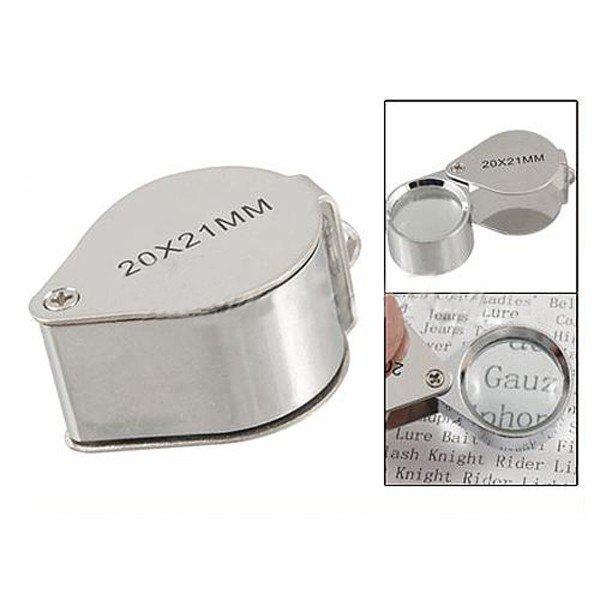 NEW 20x 21mm folding Jeweler's Magnifying Glass loupe