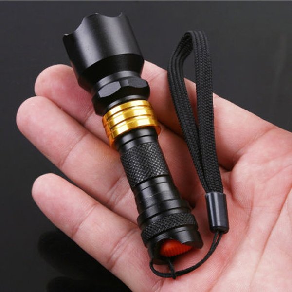 3W Waterproof Mini LED Flashlight For Camping Outdoor AAA