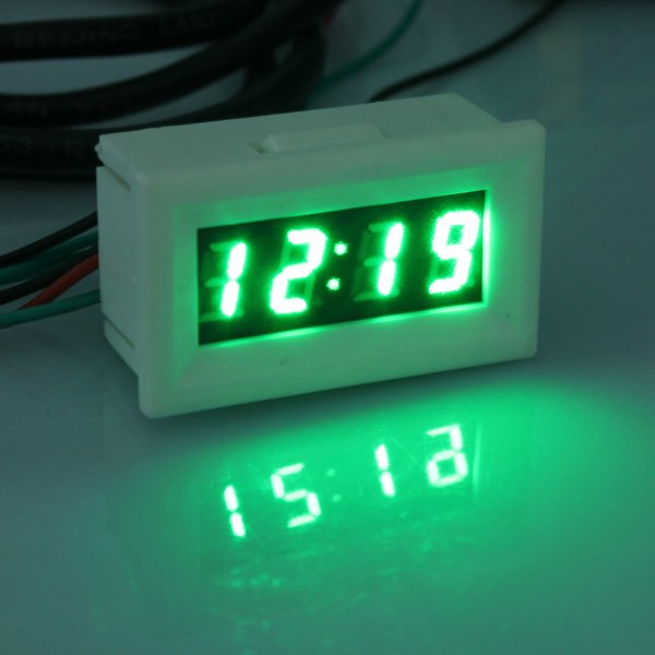 0.3"" LED Digital Display Meter Time Temperature Volt Measurement