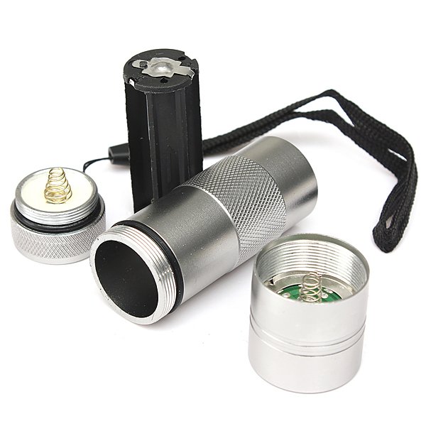 12 LED Ultra Violet UV Black Light LED Flashlight Torch