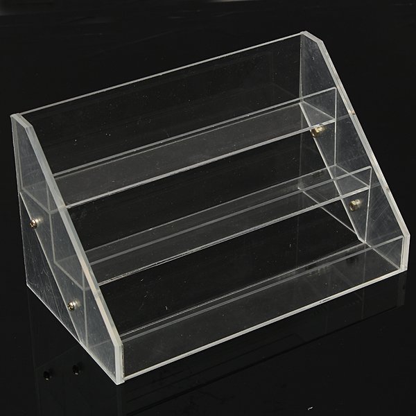 3 Tiers Acrylic Nail Polish Display Stand Cosmetic Container