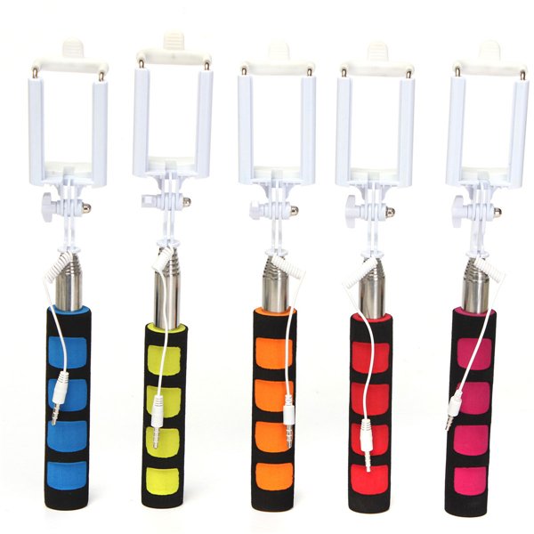 Q-1 Extendable Folding Handheld Telescopic Remote Monopod Selfie Stick For Mobile Phone