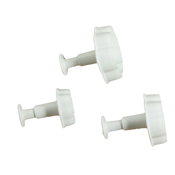3pcs Fondant Rose Flower Mold Cake Decorating Tool