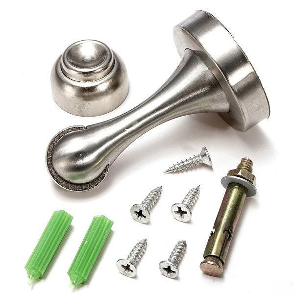 75mm Stainless Steel Buffer Wall Mounted Fixed Rubber