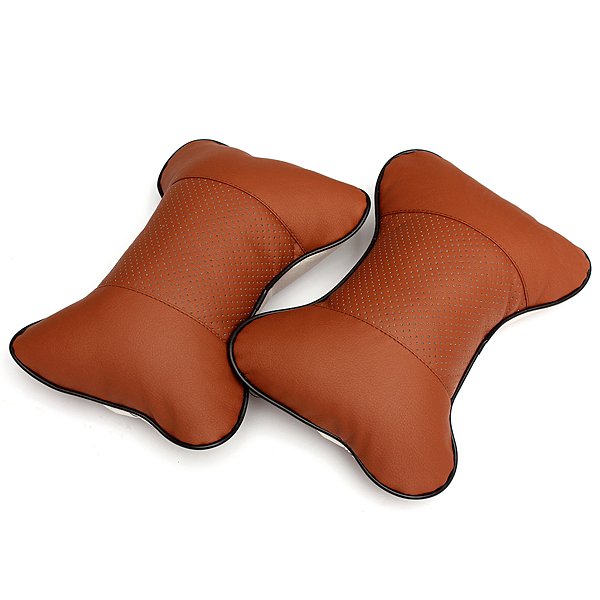 2PCS Breathe Car Auto Seat Head Neck Rest Cushion Headrest Pillow Pad