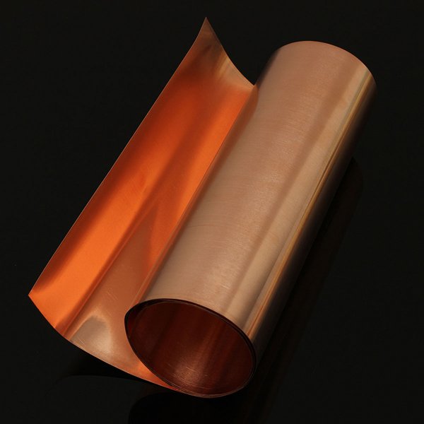 99.9% Pure Copper Metal Sheet Foil Plate 0.1 x 200 x 1000 mm