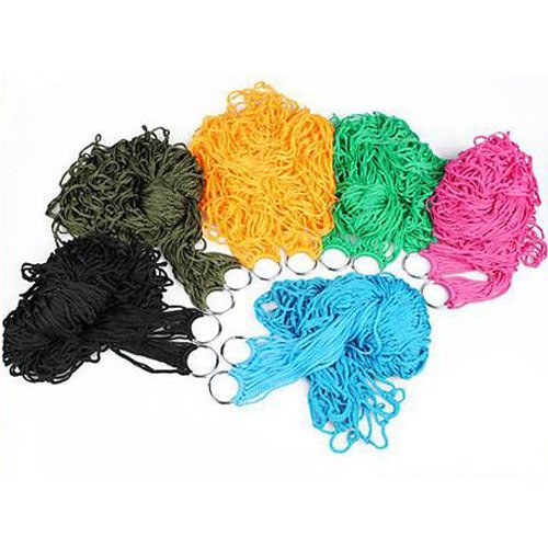 Nylon Hang Hammock Mesh Net Sleeping Bed Travel Camping