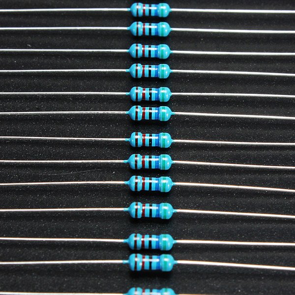 1120pcs 56 Values 1/4W 0.25W 1% Metal Film Resistors Assorted kit Set
