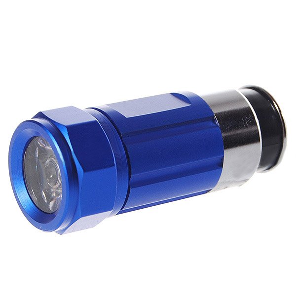 Car Cigarette Lighter Socket Rechargeable 0.5W LED Flashlight