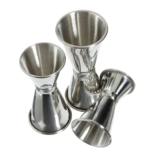 Jigger Single Double Shot Short Drink Spirit Measure Cup Party Wine