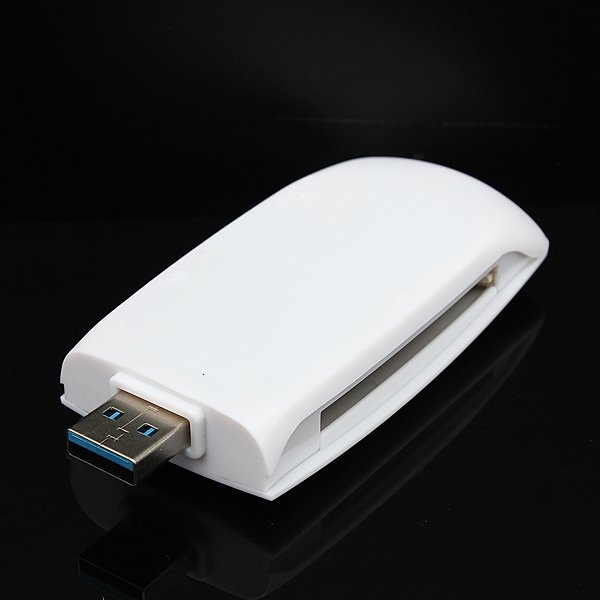 USB 3.0 Media Flash Memory Card Reader Writer Adapter For CF/SD