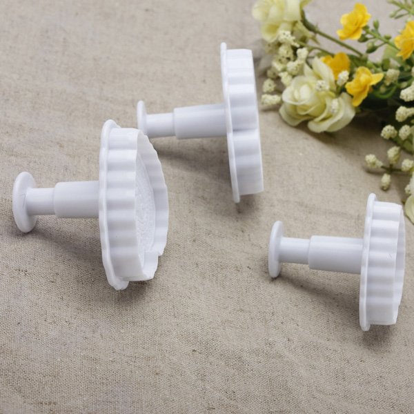 3Pcs Cake Sugarcraft Fondant Decorating Mold